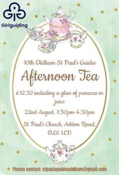 Guides afternoon tea