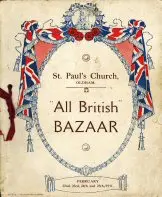 The front cover of the St. Paul's 1911 booklet