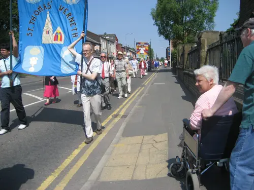 St. Thomas' church on the Whit Walks 2010